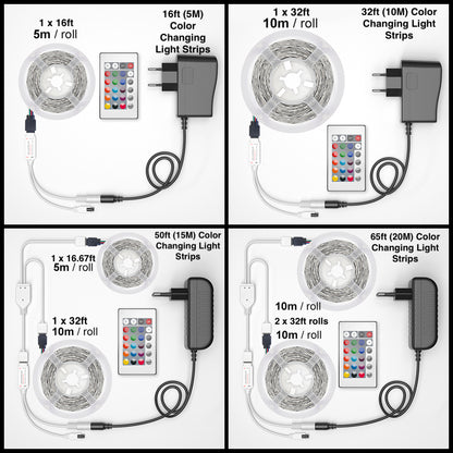 light strip rolls sets