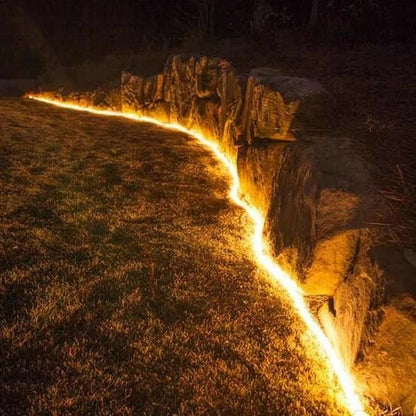 solar garden rope lights