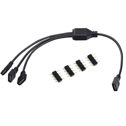 1 to 3 way light strip splitter